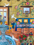 Load image into Gallery viewer, Master Courtyard With Doves By Becki Thomas - Portrait