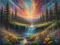 Load image into Gallery viewer, Celestial Falls By Aurora Imogen - Landscape