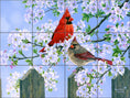 Load image into Gallery viewer, Glorious Morning - Cardinals By Abraham Hunter - Landscape