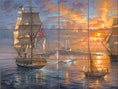 Load image into Gallery viewer, Boston Harbor Sunset By Abraham Hunter - Landscape