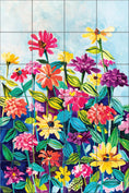 Load image into Gallery viewer, Zinnia Garden By Susan Schmitt - Portrait