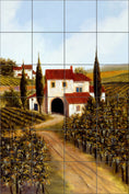 Load image into Gallery viewer, Vineyard In Tuscany By H. Hargrove - Portrait