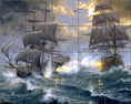Load image into Gallery viewer, Battle on the High Seas By Abraham Hunter - Landscape