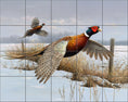 Load image into Gallery viewer, Fencerow Pheasants By The Hautman Brothers - Landscape