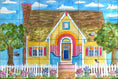 Load image into Gallery viewer, Robin's Yellow House By Becki Thomas - Landscape