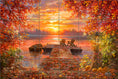 Load image into Gallery viewer, Tennessee River Sunset By Abraham Hunter - Landscape
