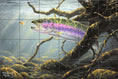 Load image into Gallery viewer, Rainbow Trout By Abraham Hunter - Landscape