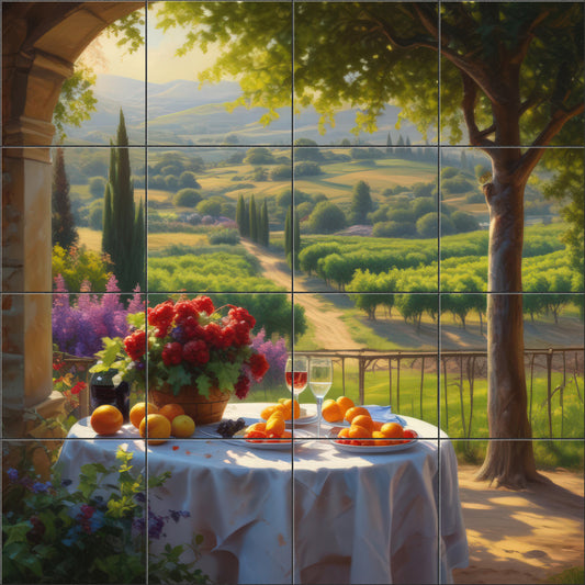 View From the Terrace by Aurora Imogen - Square