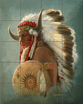 Load image into Gallery viewer, Indian Portrait by The Hautman Brothers - Portrait

