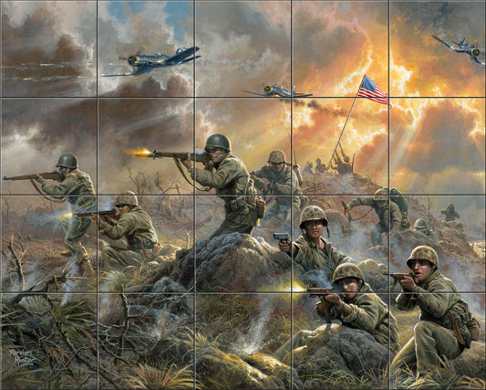 Defending Freedom By Abraham Hunter - Landscape