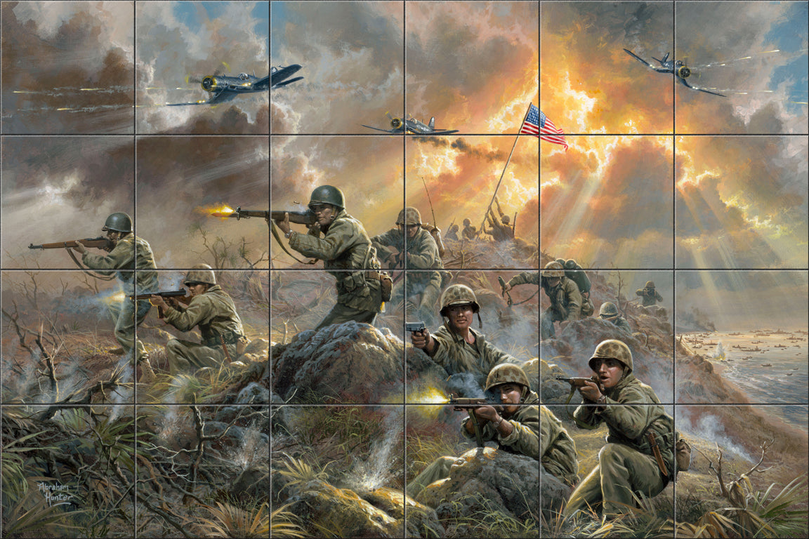 Defending Freedom By Abraham Hunter - Landscape