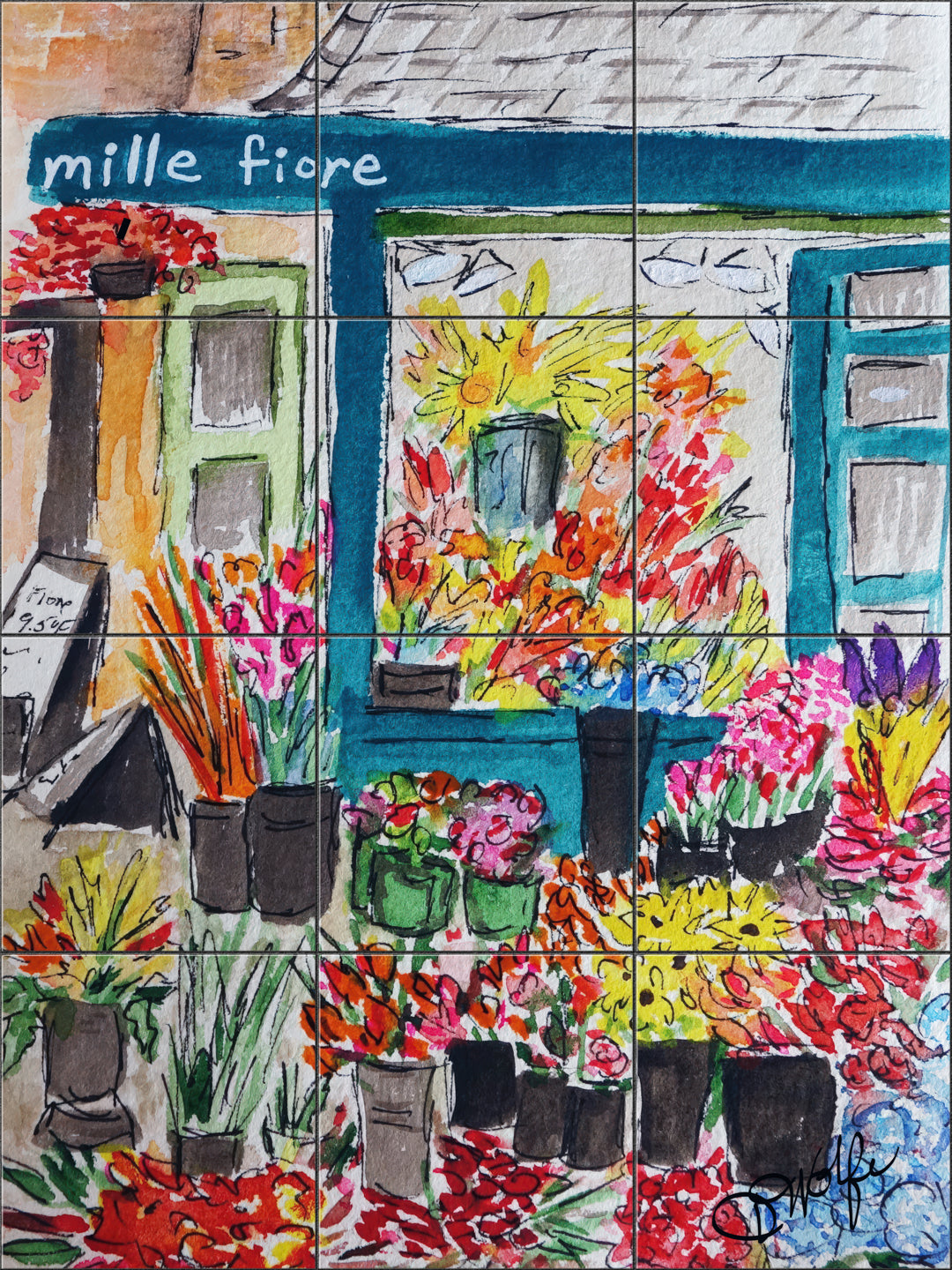 Mille Fiore By Deborah Wolfe - Portrait
