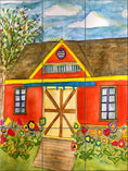 Load image into Gallery viewer, Orange Barn By Becki Thomas  - Portrait
