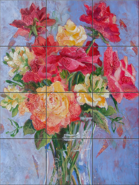 Dorie's Roses By Susan Schmitt - Portrait