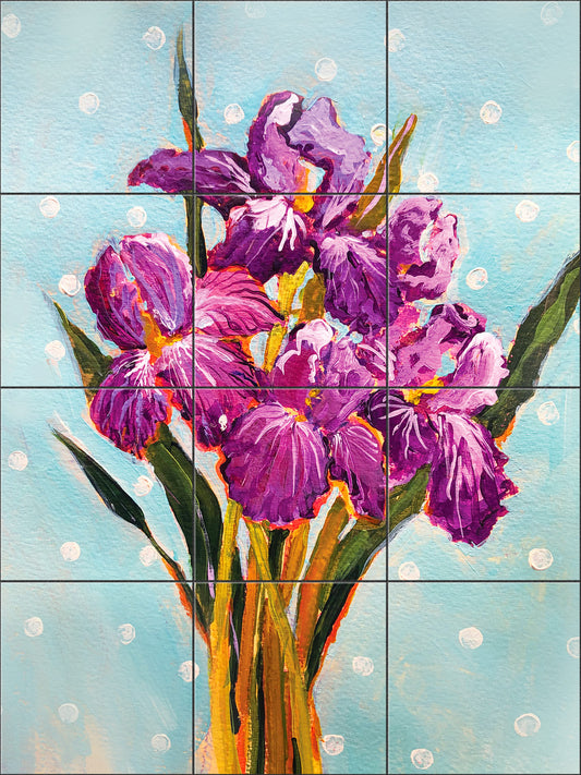 Iris Bouquet By Susan Schmitt - Portrait