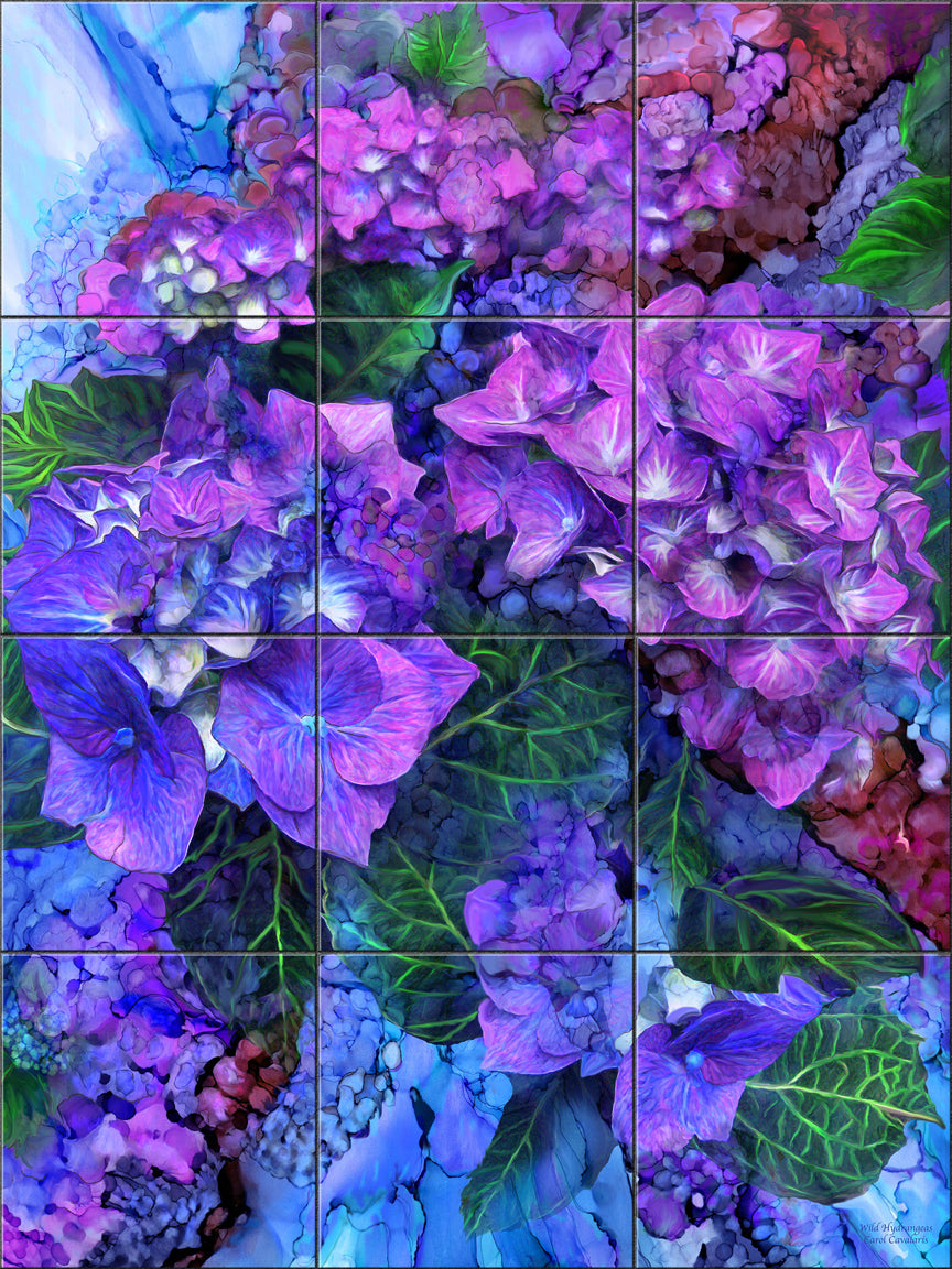 Wild Hydrangeas By Heather B Picquelle - Landscape