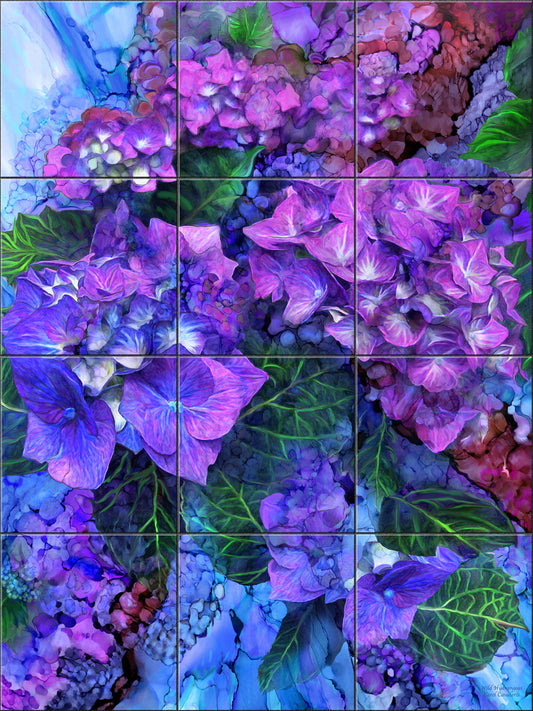 Wild Hydrangeas By Heather B Picquelle - Portrait