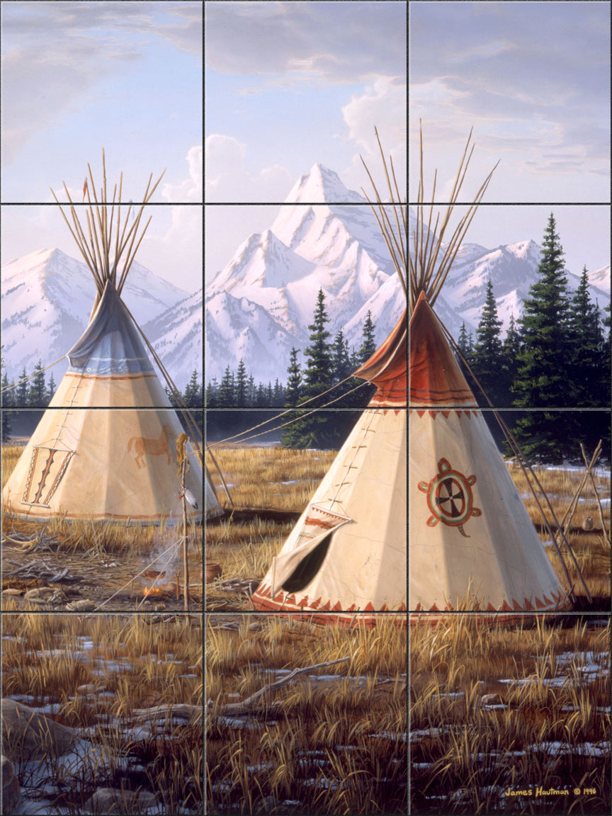 Cheyenne Village By The Hautman Brothers - Portrait