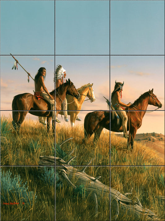 IThree Indians By The Hautman Brothers - Portrait