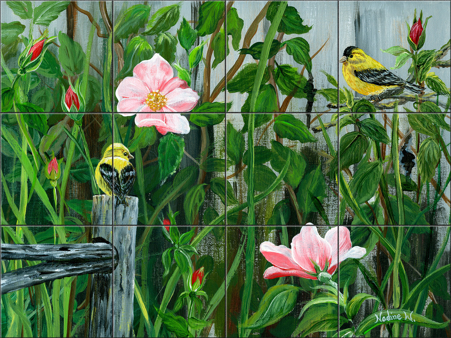 Two Birds By Nadine Warner - Landscape