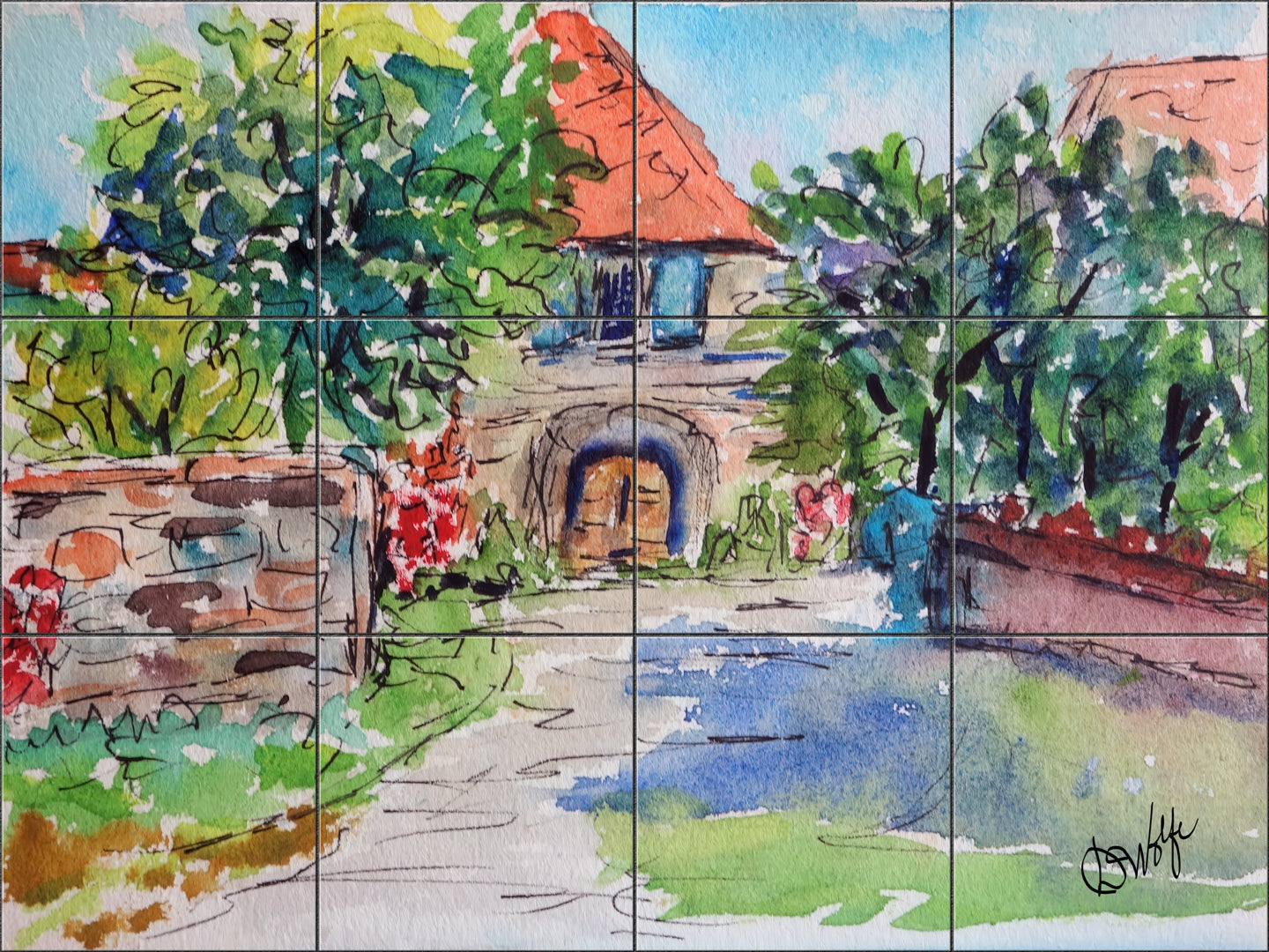 Couvent by Deborah Wolfe - Landscape