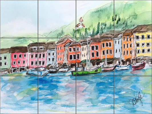 Portofino By Deborah Wolfe - Landscape