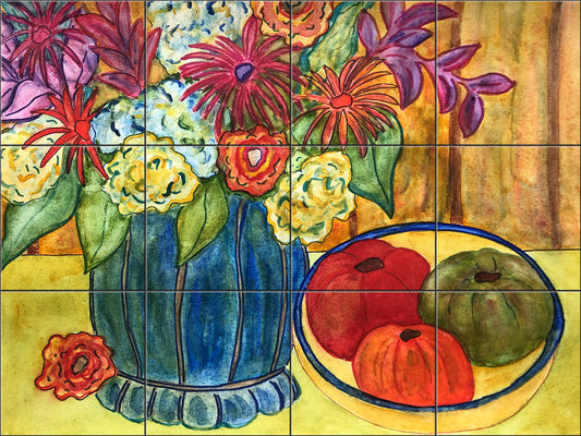 Autumn Flowers By Becki Thomas - Landscape