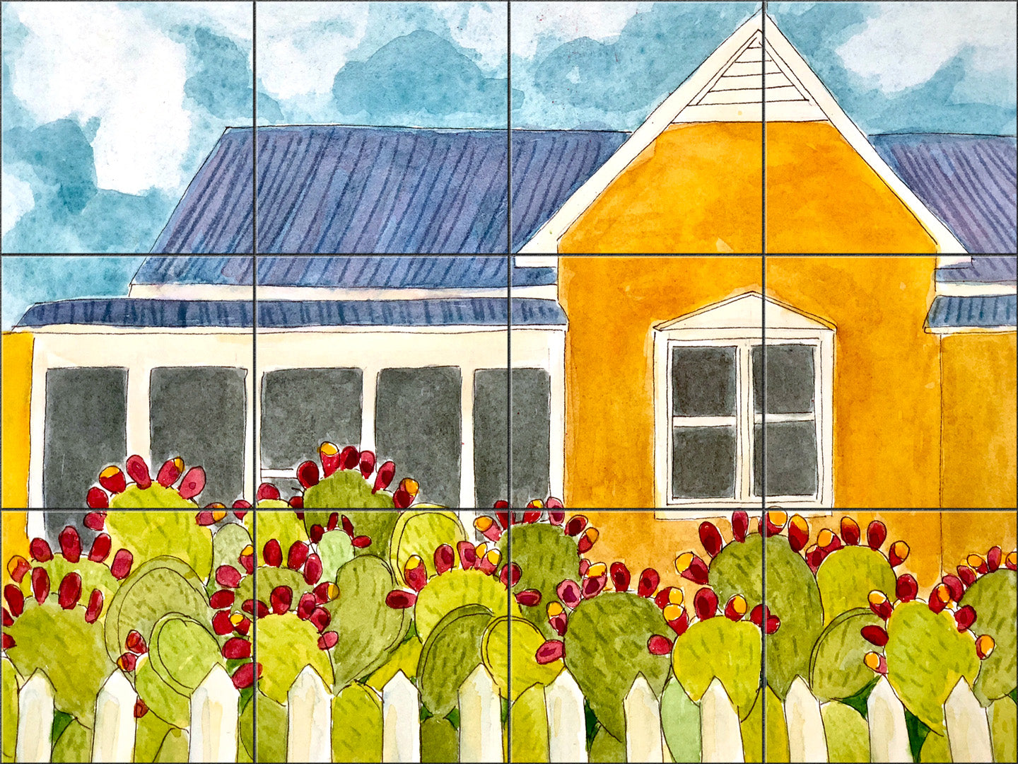 Nopal Farmhouse By Becki Thomas - Landscape