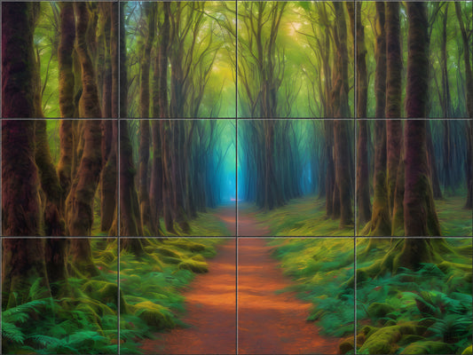 Path of Mosslight By Aurora Imogen  - Landscape