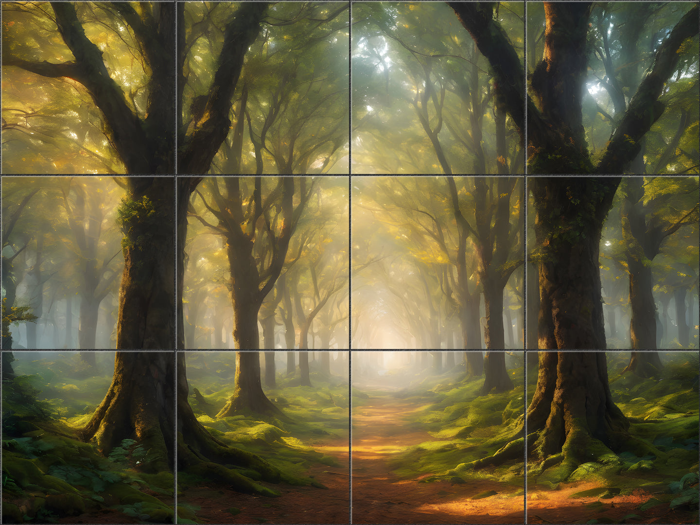 Golden Canopy by Aurora Imogen - Landscape