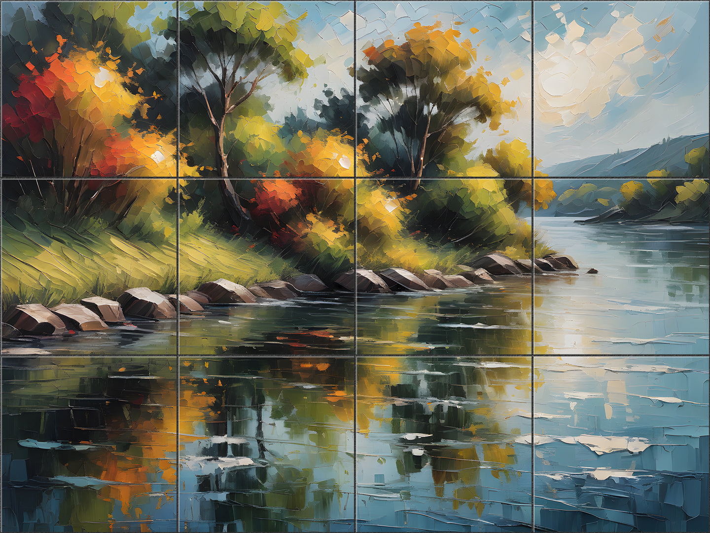 Autumn Reflections By Aurora Imogen  - Landscape