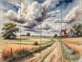 Load image into Gallery viewer, Rust and Wheat By Aurora Imogen - Landscape
