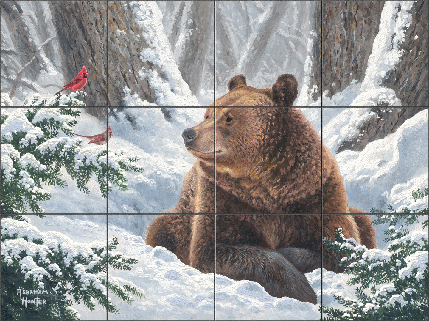 Snow Buddies By Abraham Hunter - Landscape