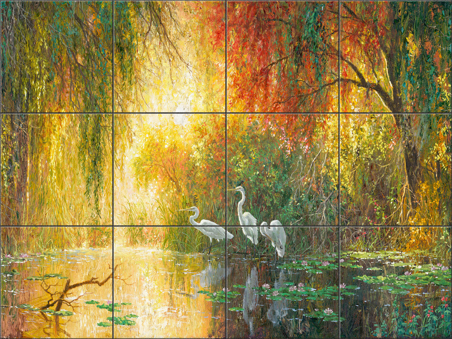 Wetland Sunset By Abraham Hunter - Landscape