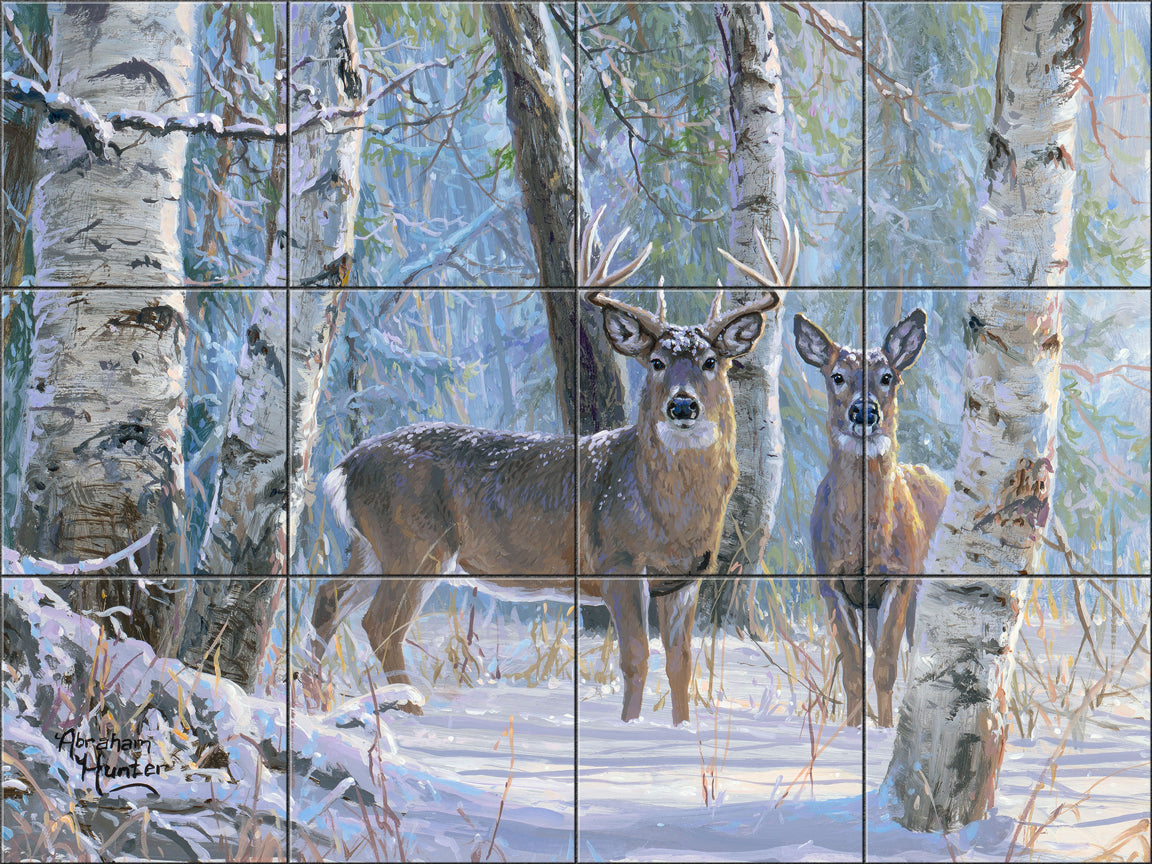 Winter's Beauty By Abraham Hunter - Landscape