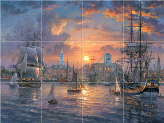 Charleston Harbor By Abraham Hunter - Landscape