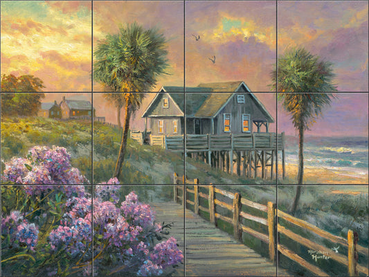 Hydrangea Boardwalk By Abraham Hunter - Landscape