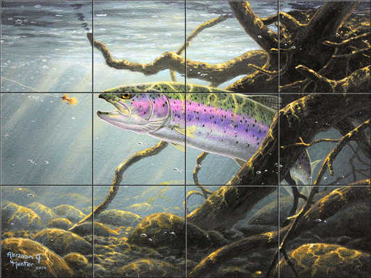 Rainbow Trout By Abraham Hunter - Landscape
