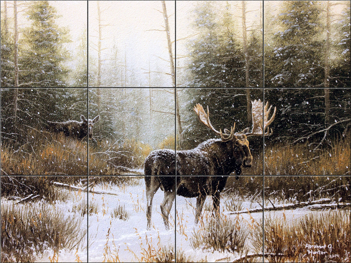 First Snow By Abraham Hunter - Landscape