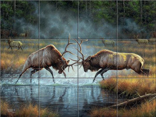 The Battle By Abraham Hunter  - Landscape