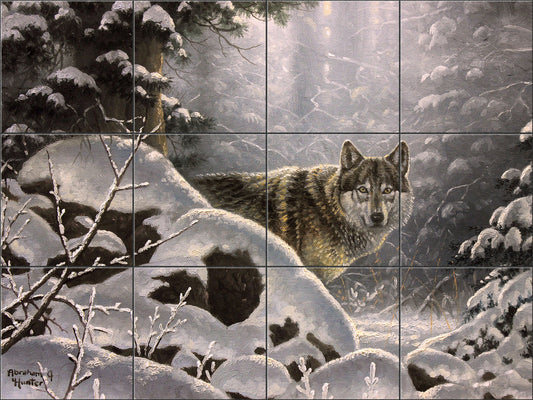 Woodland Encounter By Abraham Hunter - Landscape