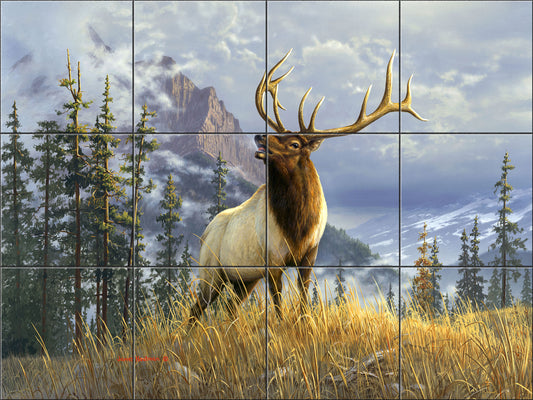 High Mountain Elk By The Hautman Brothers - Landscape