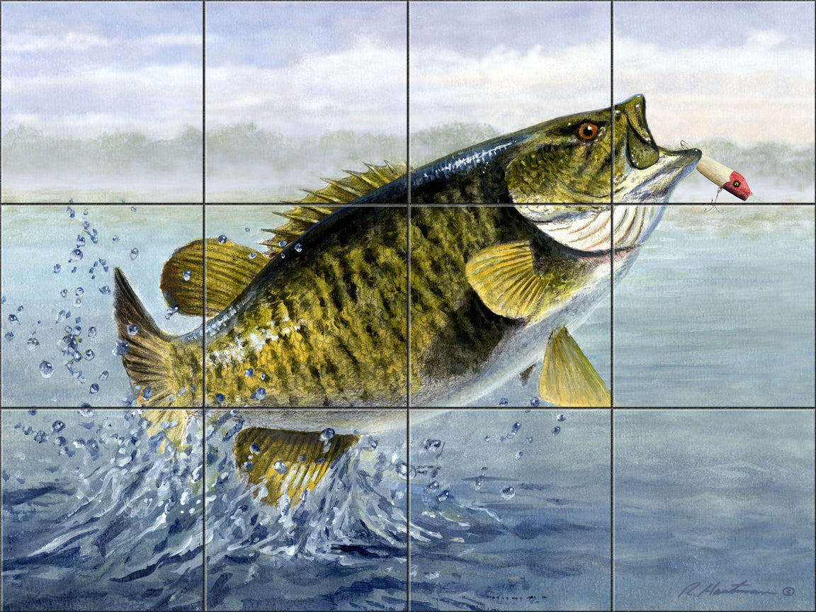 Small Mouth Bass By The Hautman Brothers - Landscape