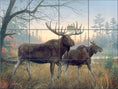 Load image into Gallery viewer, Autumn Twilight Moose By The Hautman Brothers - Landscape
