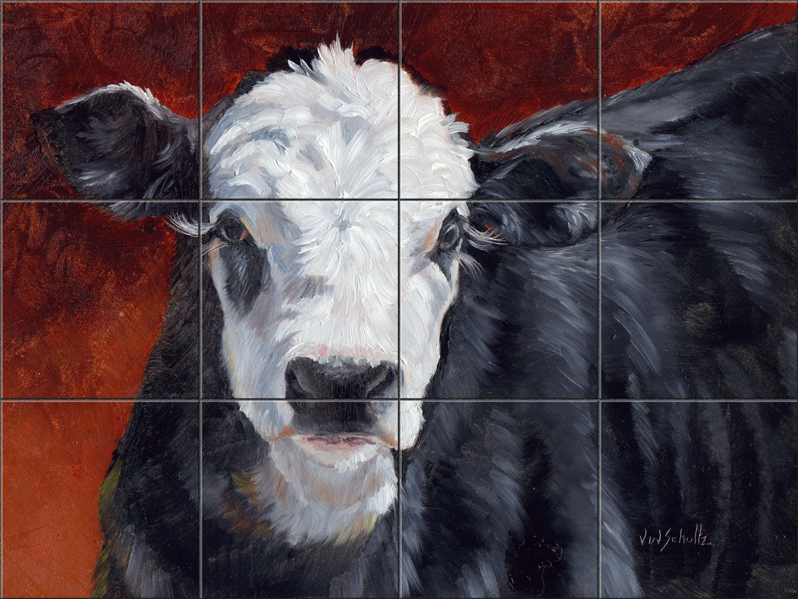 Black Calf By John Robert Schultz- Landscape