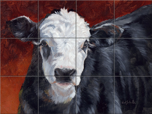 Black Calf By John Robert Schultz- Landscape