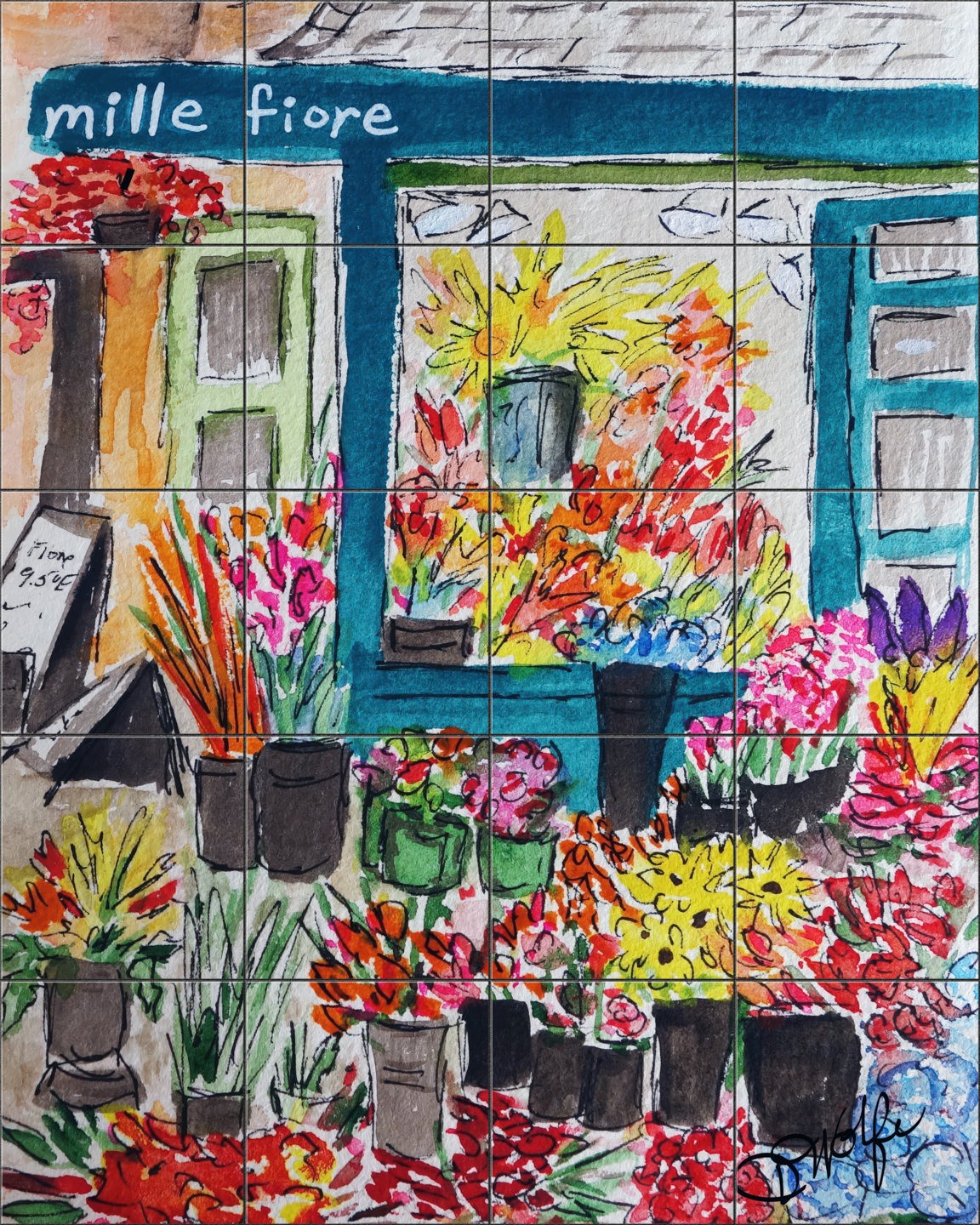 Mille Fiore By Deborah Wolfe - Portrait