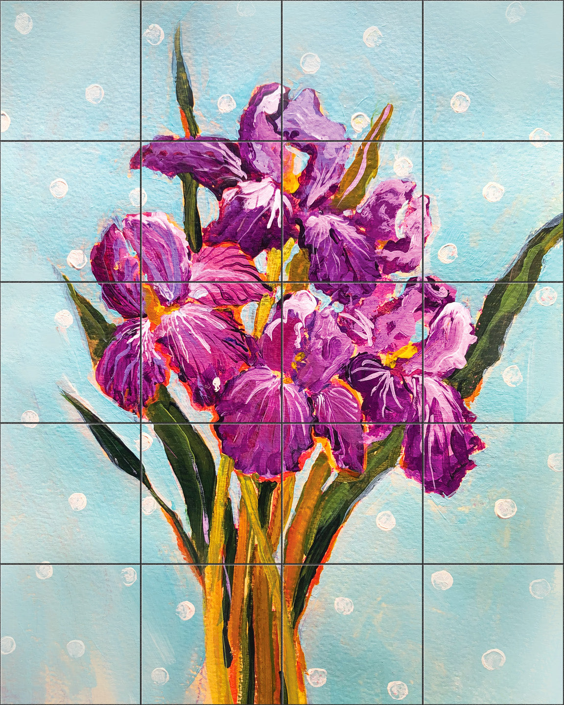 Iris Bouquet By Susan Schmitt - Portrait