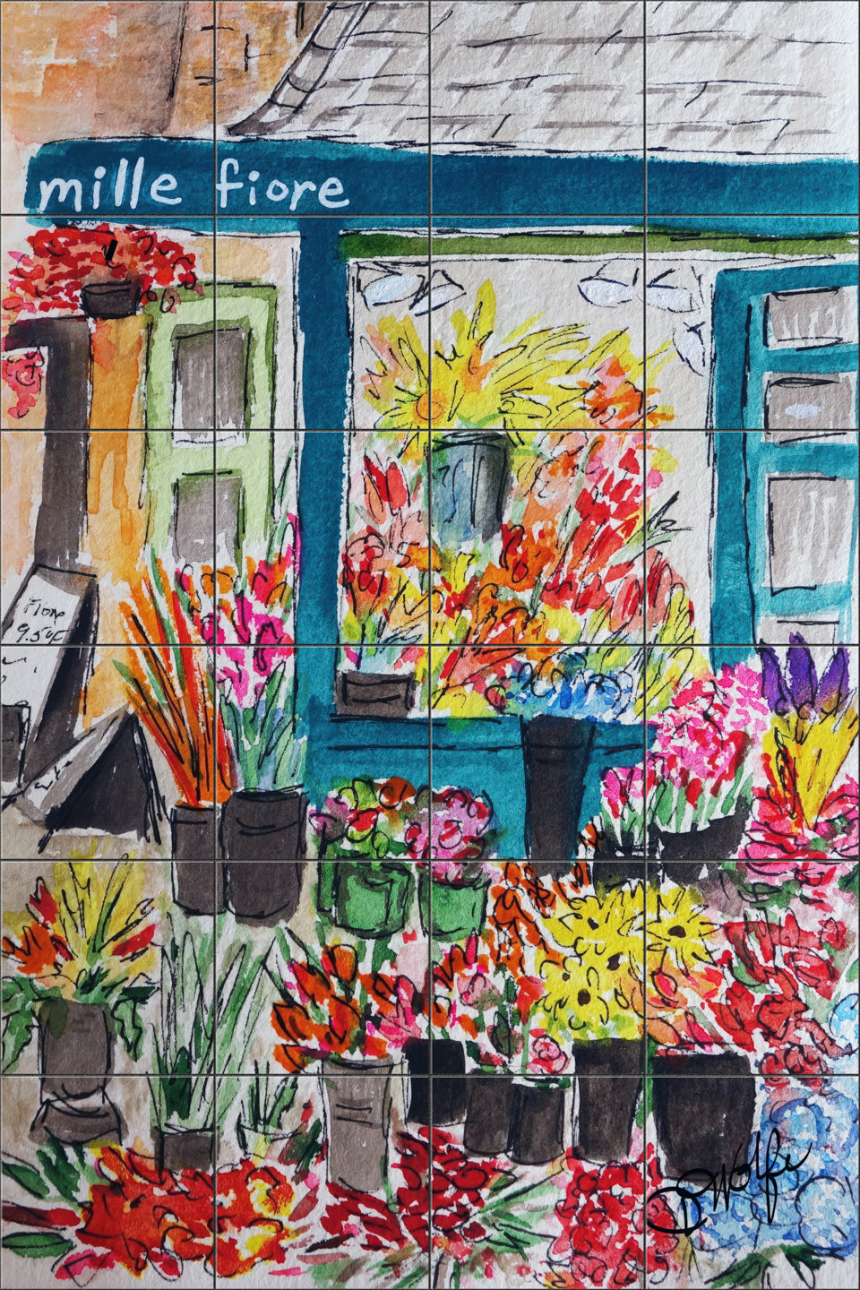 Mille Fiore By Deborah Wolfe - Portrait
