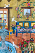 Load image into Gallery viewer, Master Courtyard With Doves By Becki Thomas  - Portrait
